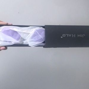 Purple Jim Halo hexagonal sunglasses